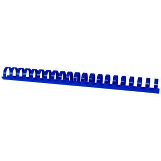 Grzbiety do bindowania OFFICE PRODUCTS, A4, 25mm (240 kartek), 50 szt., niebieskie, Akcesoria do laminacji i bindowania, Prezentacja