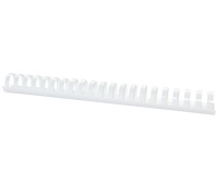 Binding combs, OFFICE PRODUCTS, A4, 28.5mm (270 sheets), 50pcs, white