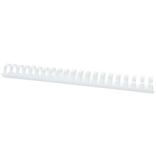 Grzbiety do bindowania OFFICE PRODUCTS, A4, 28,5mm (270 kartek), 50 szt., białe, Akcesoria do laminacji i bindowania, Prezentacja