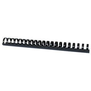 Grzbiety do bindowania OFFICE PRODUCTS, A4, 28,5mm (270 kartek), 50 szt., czarne, Akcesoria do laminacji i bindowania, Prezentacja