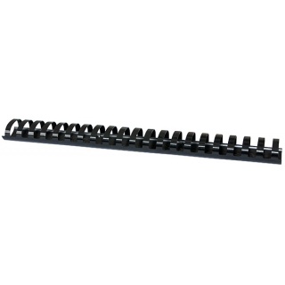 Grzbiety do bindowania OFFICE PRODUCTS, A4, 32mm (300 kartek), 50 szt., czarne, Akcesoria do laminacji i bindowania, Prezentacja