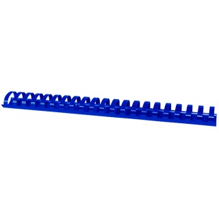 Grzbiety do bindowania OFFICE PRODUCTS, A4, 32mm (300 kartek), 50 szt., niebieskie, Akcesoria do laminacji i bindowania, Prezentacja