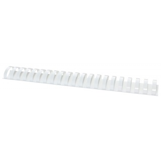 Grzbiety do bindowania OFFICE PRODUCTS, A4, 38mm (350 kartek), 50 szt., białe, Akcesoria do laminacji i bindowania, Prezentacja