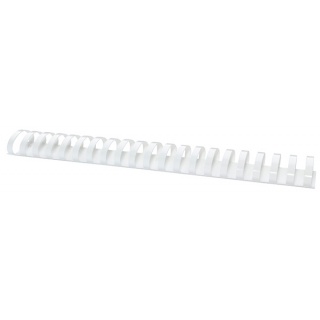 Grzbiety do bindowania OFFICE PRODUCTS, A4, 45mm (440 kartek), 50 szt., białe, Akcesoria do laminacji i bindowania, Prezentacja