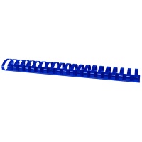Binding combs, OFFICE PRODUCTS, A4, 45mm (440 sheets), 50pcs, blue