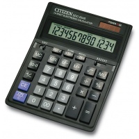 Kalkulator biurowy CITIZEN SDC-554S, 14-cyfrowy,199x153mm, czarny, Kalkulatory, Urządzenia i maszyny biurowe