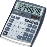 Office calculator, CITIZEN CDC-80WB, 8-digit, 135x105mm, grey