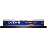 DVD-R VERBATIM AZO, 4.7GB, speed 16x, cake, 10 pcs, matt silver