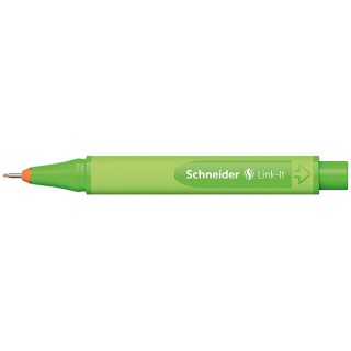 Cienkopis SCHNEIDER Link-It, 0,4mm, pomarańczowy, Cienkopisy, pióra kulkowe, Artykuły do pisania i korygowania