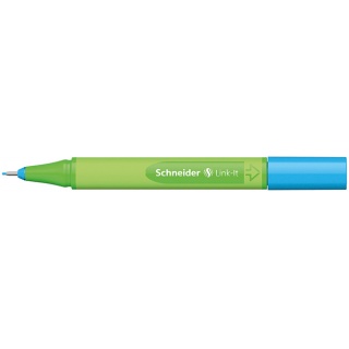 Cienkopis SCHNEIDER Link-It, 0,4mm, jasnoniebieski, Cienkopisy, pióra kulkowe, Artykuły do pisania i korygowania