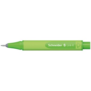Cienkopis SCHNEIDER Link-It, 0,4mm, szary, Cienkopisy, pióra kulkowe, Artykuły do pisania i korygowania