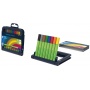 Fineliner SCHNEIDER Link-It, 0.4mm, case-stand for pens, 8 pcs, assorted colours