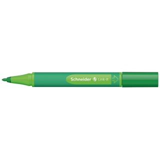 Flamaster SCHNEIDER Link-It, 1,0mm, zielony, Flamastry, Artykuły do pisania i korygowania