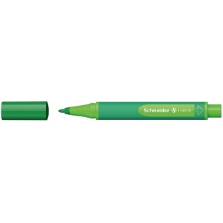 Flamaster SCHNEIDER Link-It, 1,0mm, zielony, Flamastry, Artykuły do pisania i korygowania