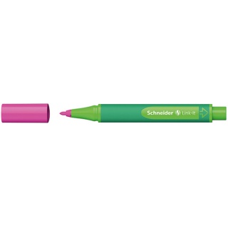 Flamaster SCHNEIDER Link-It, 1,0mm, różowy, Flamastry, Artykuły do pisania i korygowania