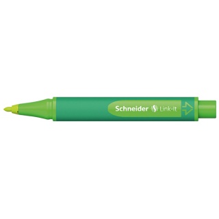 Flamaster SCHNEIDER Link-It, 1,0mm, jasnozielony, Flamastry, Artykuły do pisania i korygowania