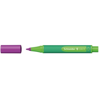Flamaster SCHNEIDER Link-It, 1,0mm, purpurowy, Flamastry, Artykuły do pisania i korygowania