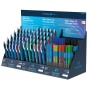 Pens, SCHNEIDER Slider Rave, Memo, Edge, display stand, 140pcs + 20 refills, assorted colours