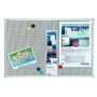 Magnetic-fabric board, FRANKEN Xtra!Line, 60x45cm, aluminium frame