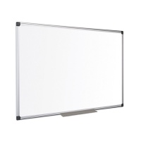 Dry-wipe & magnetic whiteboard, BI-OFFICE Professional, 240x120cm, lacquered, aluminum frame.