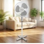 Fan ESPERANZA Hurricane, standing, 40 cm, white-gray, Fans, Office equipment