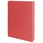 Elasticated box file, OFFICE PRODUCTS, pressboard, A4/40, 450gsm, red