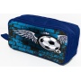 Piórnik-kosmetyczka DONAU Soccer Style, bez wyposazenia, 20x8x5,5cm, niebieski