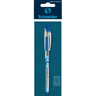 Długopis SCHNEIDER Slider Basic, M, zawieszka, niebieski, Długopisy, Artykuły do pisania i korygowania