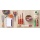 Nożyczki biurowe SCOTCH® (1447), precyzyjne, 18cm, czerwono-szare