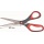 Nożyczki biurowe SCOTCH® (1448), precyzyjne, 20,5cm, czerwono-szare