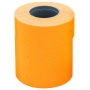 Labels for double row labelling machine, wave, permanent 26x16mm, APLI Orange, 1000 pieces, 6 rolls