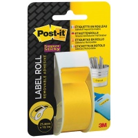 Sticky notes in a roll, POST-IT® Super Sticky, 25mmx10m, yellow