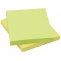 Bloczek samoprzylepny POST-IT® (6720-YG),76x63,5mm, 2x75 kart., zawieszka, żółto-zielony, Bloczki samoprzylepne, Papier i etykiety