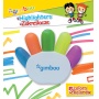 Highlighter GIMBOO, hand-shaped, blister pacaking, assorted colors