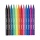 Flamastry KEYROAD Fiber Marker, 12szt., na zawieszce, mix kolorów
