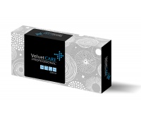 Chusteczki kosmetyczne celulozowe VELVET Profesional Box, 2-warstwowe, 100 listk&oacute;w, biały, Ręczniki papierowe i dozowniki, Artykuły higieniczne i dozowniki