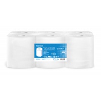 Cellulose paper towels roll VELVET Professional Maxi, 2 layers, 550 sheets, 6pcs, white, Paper Towels and Dispensers, Cleaning & Janitorial Supplies and Dispensers