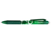 Długopis automatyczny Q-CONNECT , 1,0mm, wymazywalny, zielony, Długopisy, Artykuły do pisania i korygowania