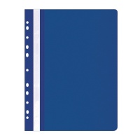 Report File OFFICE PRODUCTS, PP, A4, soft, 100/170 micr., with euro-perforation, navy blue