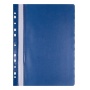 Skoroszyt OFFICE PRODUCTS, PP, A4, miękki, 100/170mikr., wpinany, granatowy