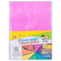 Bibuła gładka GIMBOO, w składkach, 50x70cm, 24ark., mix kolor&oacute;w, Produkty kreatywne, Artykuły szkolne