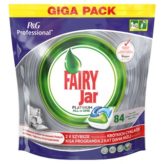 Tabletki do zmywarki FAIRY JAR Platinium, profesjonalne, 84 szt., Środki czyszczące, Artykuły higieniczne i dozowniki