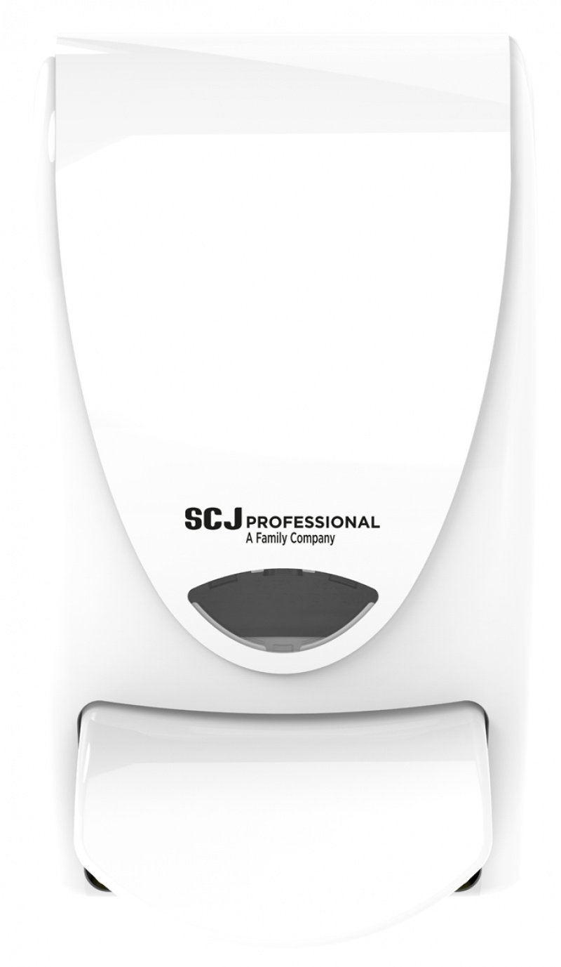 DEB Proline Chrome Border foamed soap dispenser, white, 1000ml