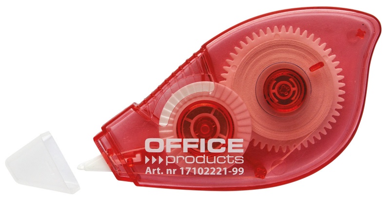 Korektor w taśmie OFFICE PRODUCTS, myszka, 4,2mmx12m, zawieszka, Korektory, Artykuły do pisania i korygowania