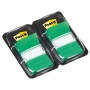 Filing Index Tabs POST-IT® (680-G2EU), PP, 25.4x43.2mm, 2x50 tabs, green, Indexing Tabs, Paper and labels