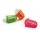 Temperówka KEYROAD Twist, plastikowa, pojedyńcza, z gumką, display, mix kolorów