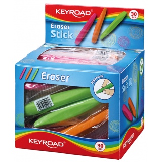 Gumka uniwersalna KEYROAD Stick, display, mix kolorów, Plastyka, Artykuły szkolne