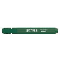 Marker permanentny OFFICE PRODUCTS, ścięty, 1-5mm (linia), zielony, Markery, Artykuły do pisania i korygowania