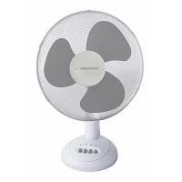 Desktop fan ESPERANZA Chinook, 30cm, white-gray, Fans, Office equipment
