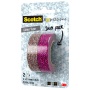 Taśma brokatowa SCOTCH® Expressions (C514-2PACK1), 15mm, 5m, zawieszka, 2 szt., wielokolorowa/różowa